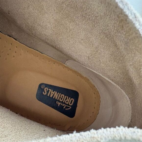 Clarks Originals Women's Desert Boot Taupe Suede Ankle Size 8 Casual - Picture 6 of 6